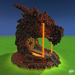 Fire Dragon Head