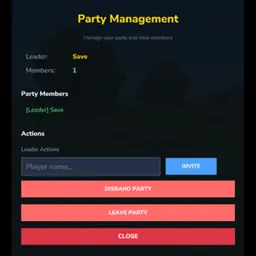 高级队伍系统 [ UI ]