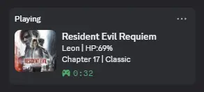 Discord Rich Presence RE9
