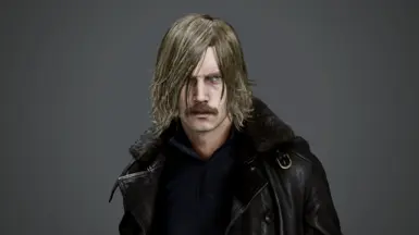 Leon's Villain Hair and Mustache by SirReDeX and Sirgalahad172