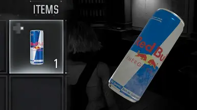 Red Bull CAN - 空瓶和医疗注射器