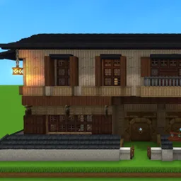 Japanese corner house