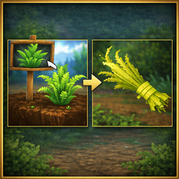简易植物纤维