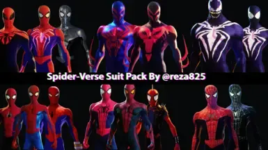 Spider-Verse Suit Pack (New Suit Slots) - reza825