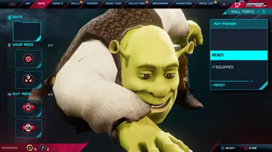 Shrek -- 服装槽位 --