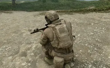 战斗磨损多地形迷彩作战服图案
