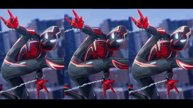 Black 2099 Suit (3 versions)