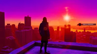 Vaporwave Sunset Port - MrRaven