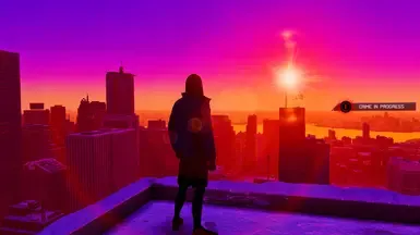 Vaporwave Sunset Port - MrRaven
