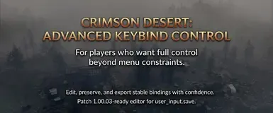 Crimson Desert 按键绑定管理器(user_input.save 编辑器)
