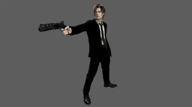 Jet Black Film Noir Costume