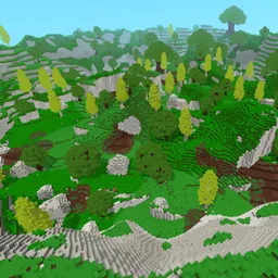 平原草地火山口