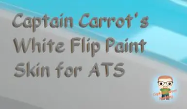 ATS V1.4 的卡洛特船长的白色翻转涂装皮肤