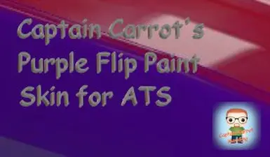 ATS V1.4的胡萝卜队长紫色翻转油漆皮肤