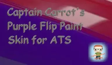ATS V1.4的胡萝卜队长紫色翻转油漆皮肤
