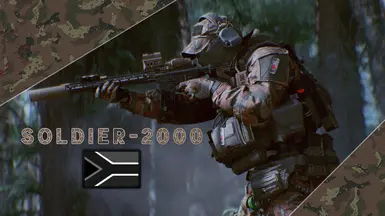 Soldier-2000 Camo - Added Matching Flag Patch