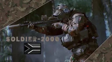 Soldier-2000 Camo - Added Matching Flag Patch