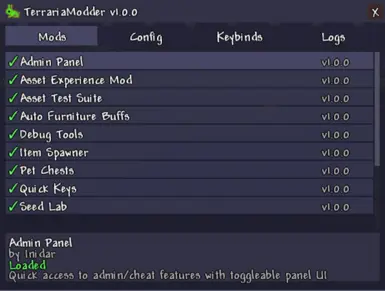 TerrariaModder - 1.4.5 Modding Framework