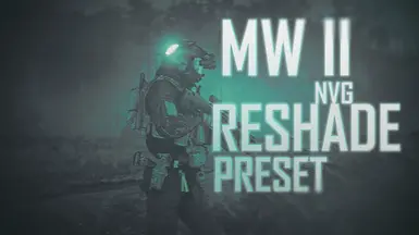 MWII_NVG_EVO I 战术夜视作战视觉增强 I 真实夜视 I 潜行特效 I