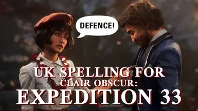 Clair Obscur 的英式英语拼写
