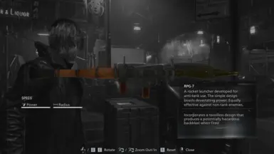 RPG-7 火箭发射器 (RE4重制版)