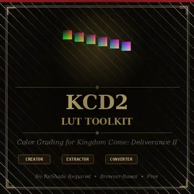 KCD2 查找表工具包 色彩调整创建器 提取器 转换器