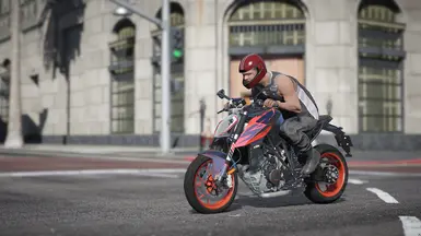KTM Super Duke R 1290 用于 GTA V 增强版与 NVE