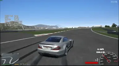 Real Driving Simulator (RDS) 为 2009 梅赛德斯-奔驰 SL 65 AMG 黑色系列
