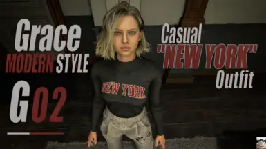 Grace Casual NEW YORK Outfit (MS_G02)