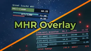 MHR 叠加层 - 怪物血量 - 伤害统计(及其他功能)