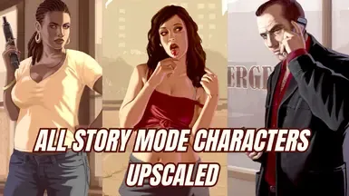 GTA 4 所有故事模式角色高清化