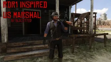 RDR1 风格美国法警服装