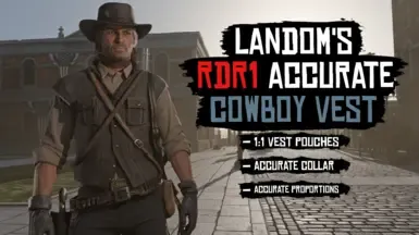 Landom的RDR1精确牛仔背心