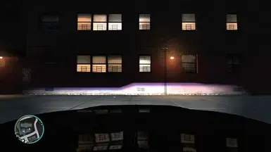 真实的车头灯光束模式