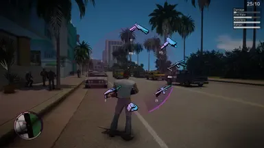 GTAVC 次世代版 武器轮盘 HUD