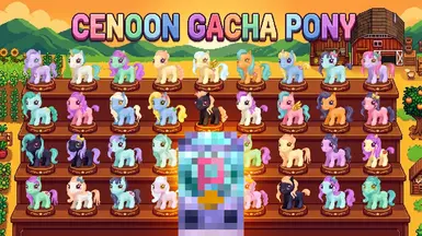Cenoon Gacha Pony Set