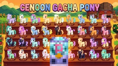 Cenoon Gacha Pony Set