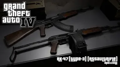 AK47 Type3 突击步枪 GTA4 武器模组