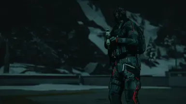 BLACK-RED NIGHT CAMO