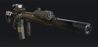 M4A1 SOPMOD II型(棕褐色护木与定制枪托)
