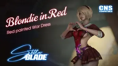 Red Painted War Dress