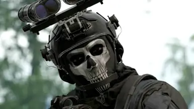 Ghost mask MW2 2022 与 MW 2019