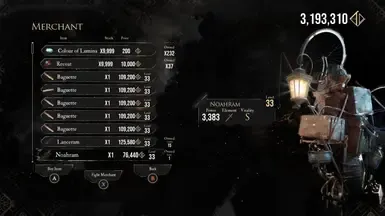 Grour 赛尔·莫尔。Grour 出售33级的所有皮克托和武器。