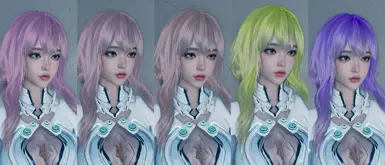 Scarlet Hair Color Variations