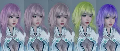 Scarlet Hair Color Variations