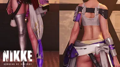 Nikke - 红莲服装重制版 - 简体中文兼容
