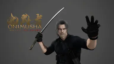 Musashi头发 适用于 里昂（鬼武者 剑之道）
