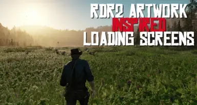 RDR2 艺术加载画面