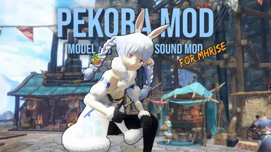 Usada Pekora 模型声音与 NPC 模组 - Hololive (MHR)