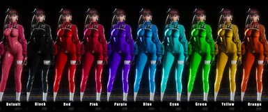 Alt颜色冷却服 身体
